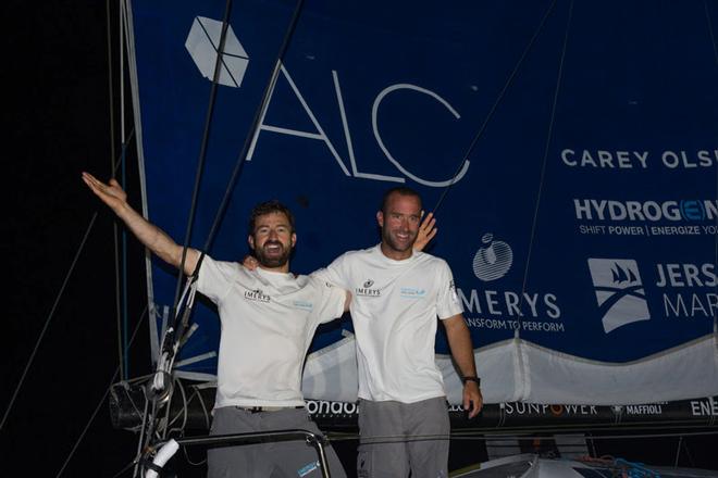 Phil Sharp (Britain) and Pablo Santurde (Spain) on Imerys Clean Energy – Transat Jacques Vabre ©  Jean-Louis Carli / ALeA / TJV17